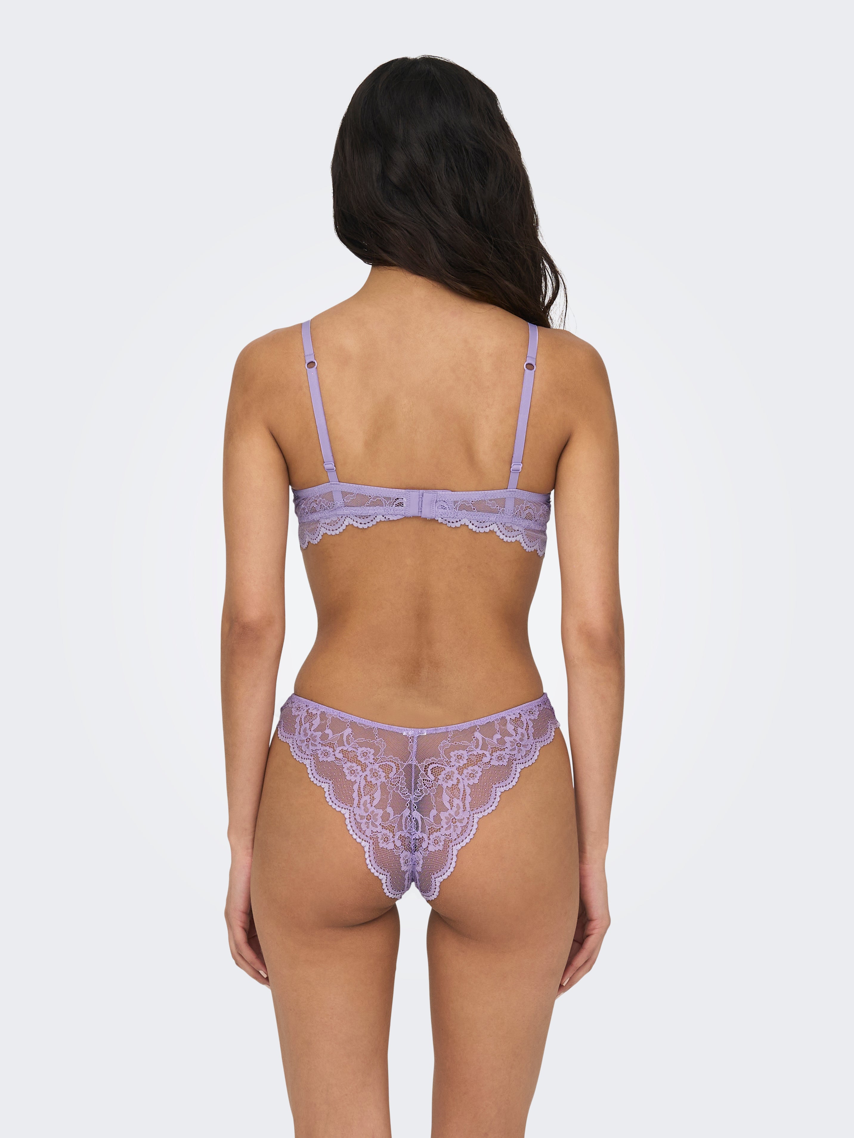 High waist Underwear, Light Purple