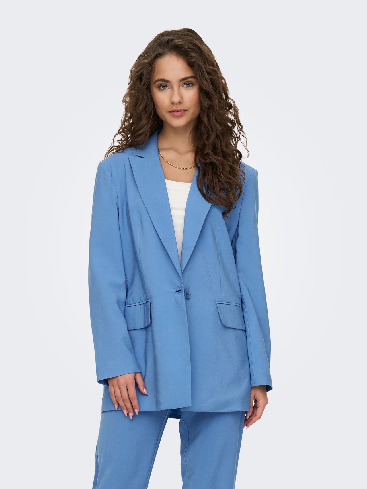 ONLY Loose fit Revers met inkeping Blazer -Provence - 15283602
