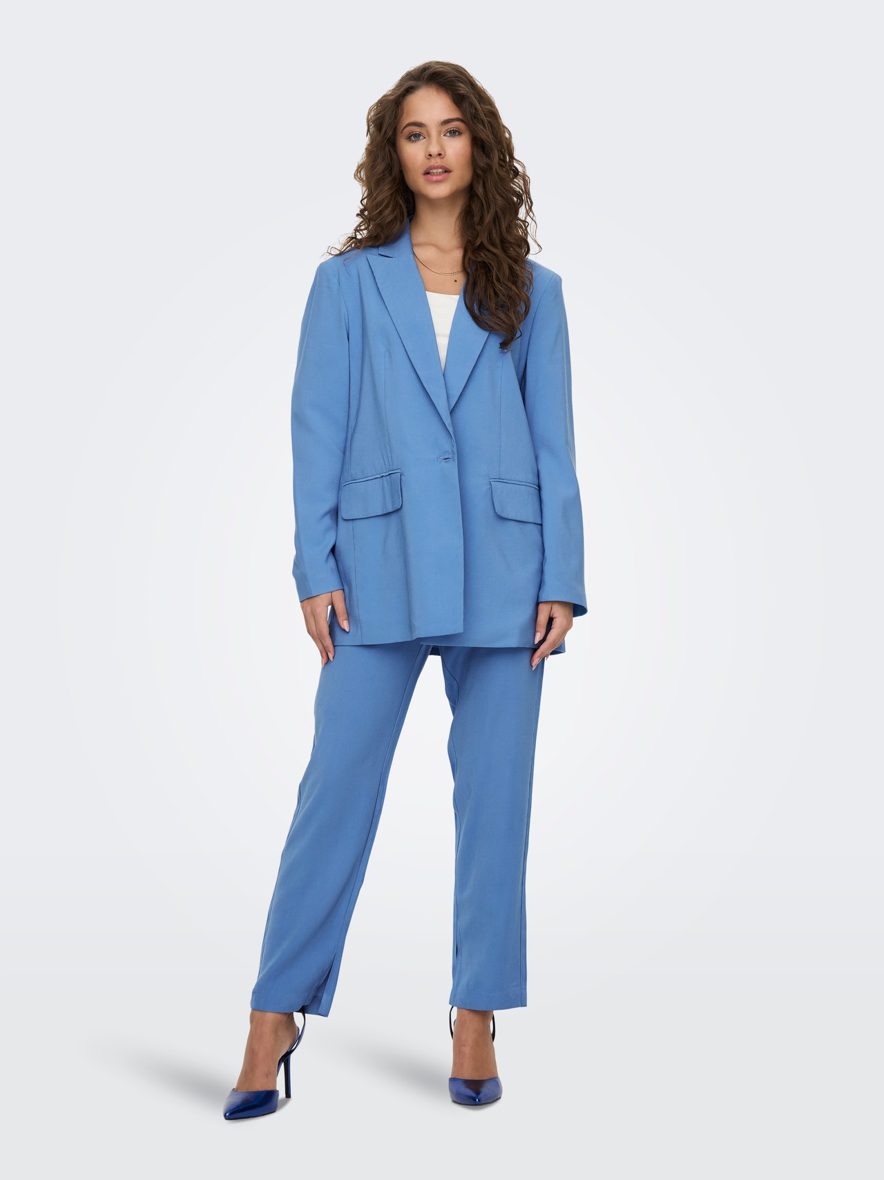 ONLY Blazers Loose Fit Revers à encoche -Provence - 15283602