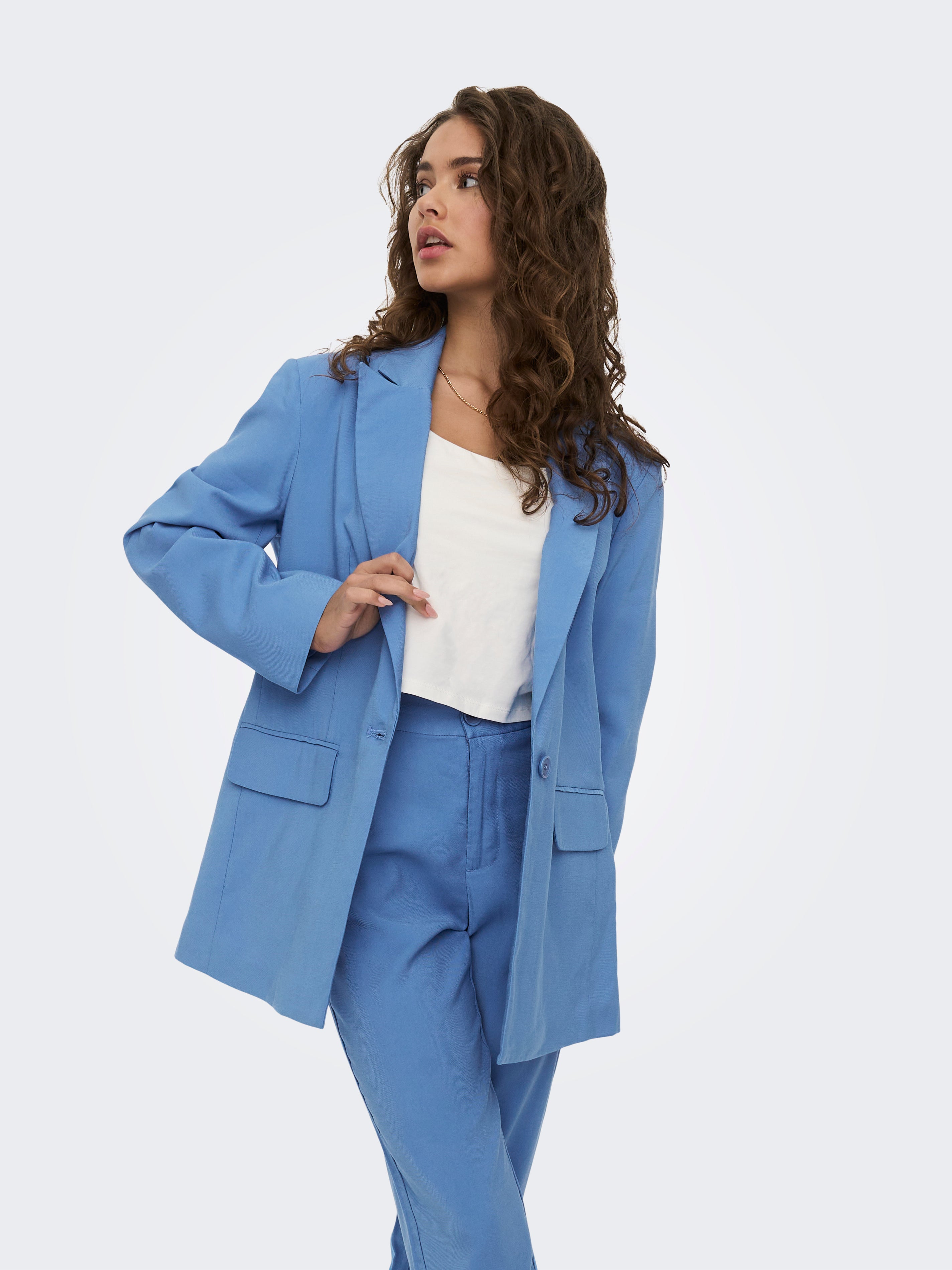 Loose fitting sale blazer