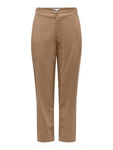 ONLY Straight Fit High waist Trousers -Burro - 15283605