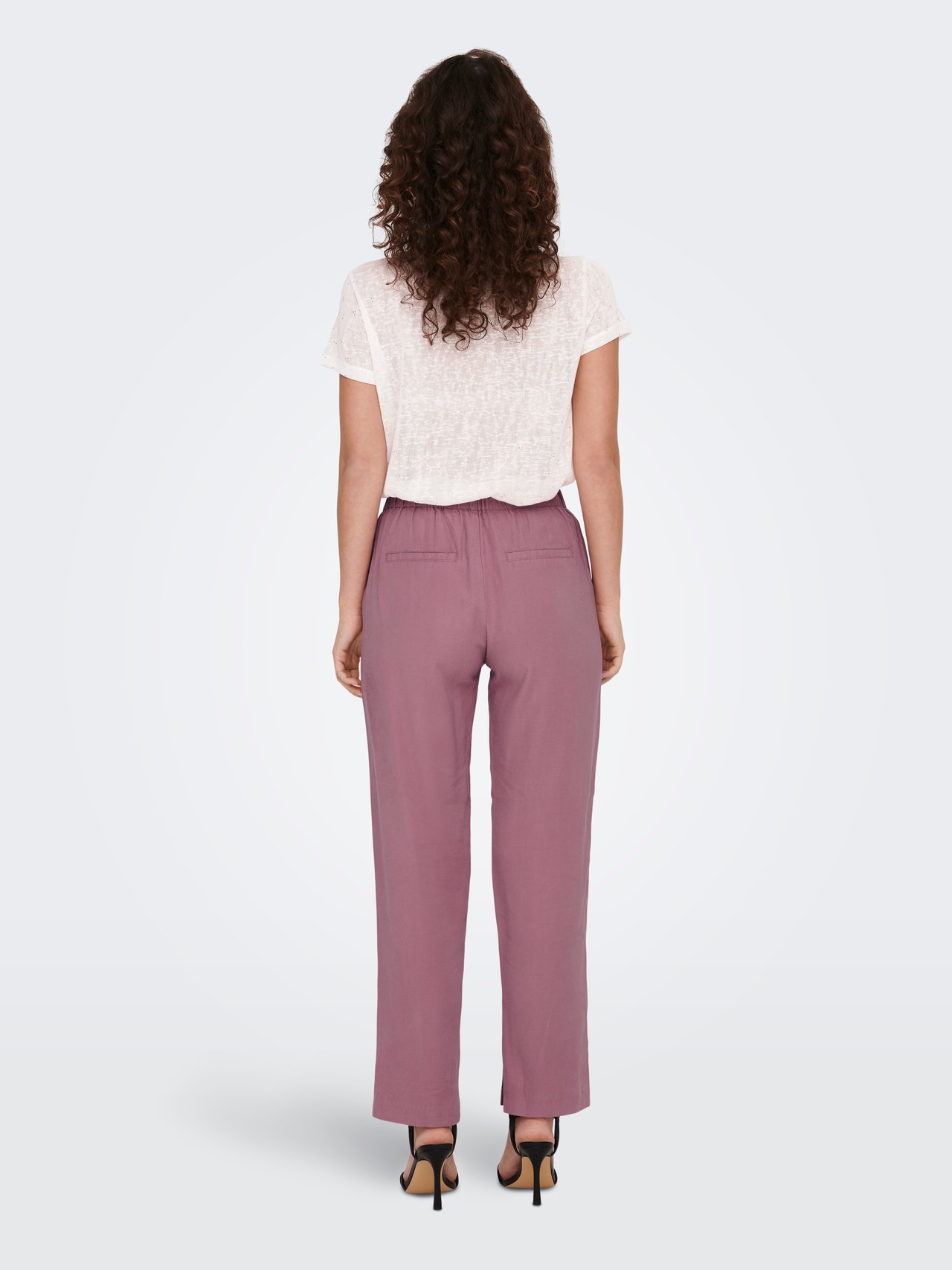 ONLY Highwaisted trousers -Nostalgia Rose - 15283605