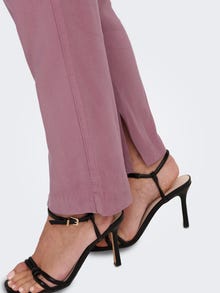 ONLY Straight Fit High waist Trousers -Nostalgia Rose - 15283605