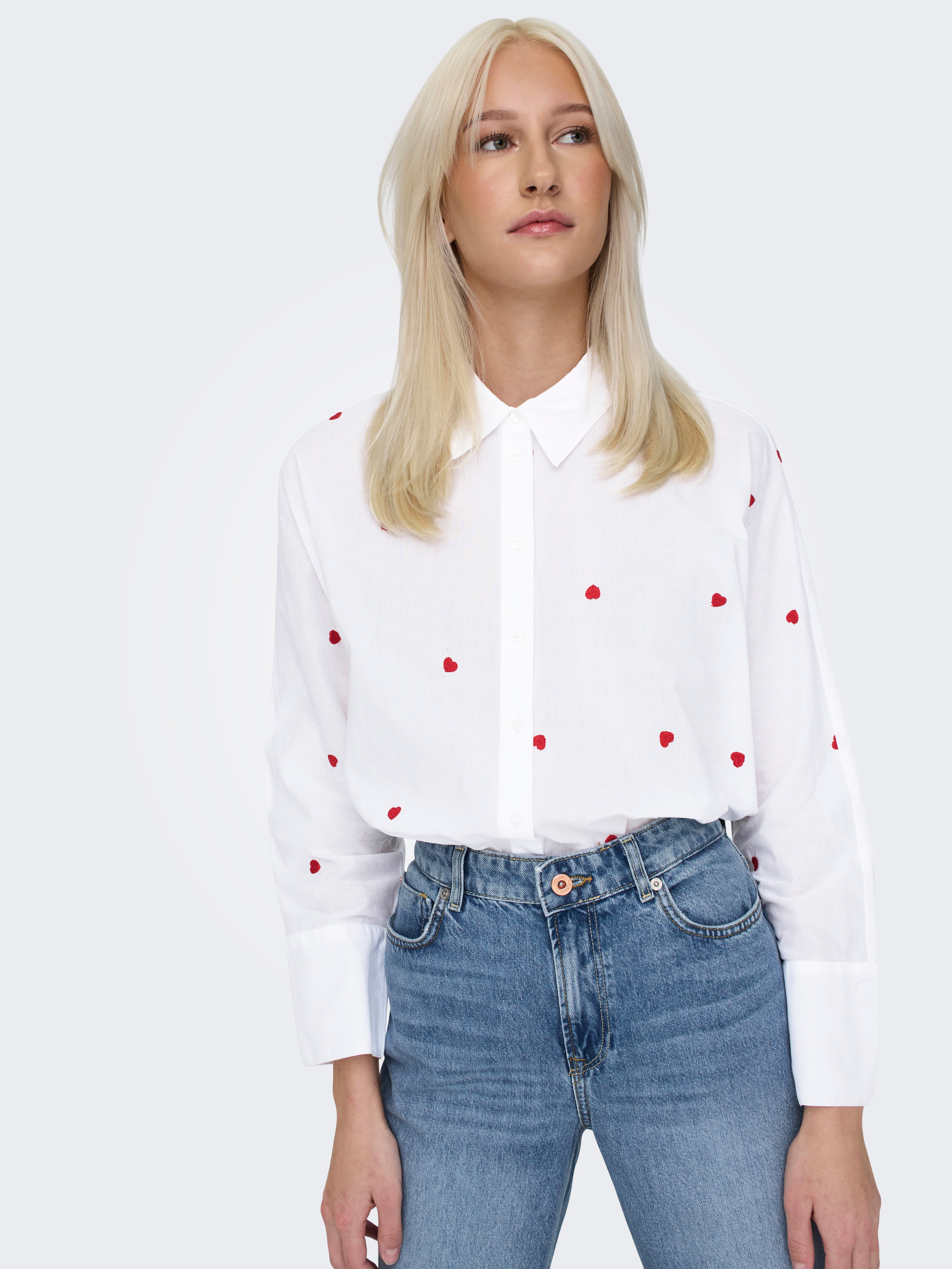 ONLY Onltizana Cotton L/S Shirt Wvn Camicia a Maniche Lunghe, Grigio, XXS Donna ONLY Onltizana Cotton L/S Shirt Wvn Camicia a Maniche Lunghe, Grigio, XXS Donna