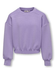 ONLY Short Sweatshirt -Viola - 15283818