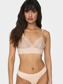 ONLY Adjustable Triangle Bra -Nude - 15283829