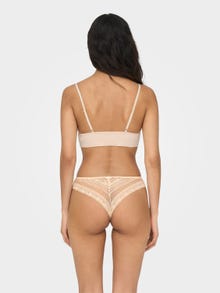 ONLY Lace Brazilian Briefs 2-Pack -Nude - 15283830