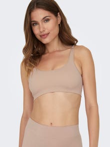 ONLY Thin straps Bras -Rugby Tan - 15283845