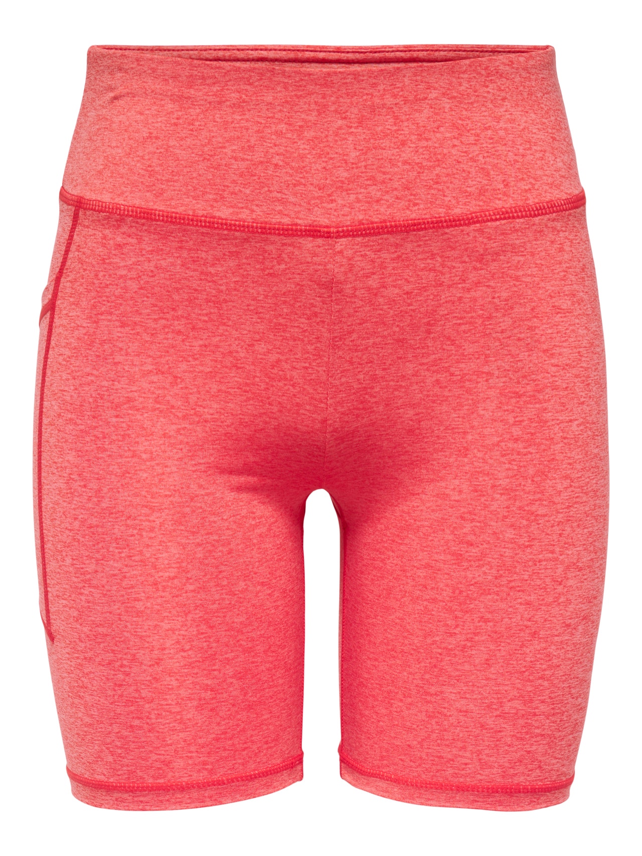 ONLY High Waisted Training shorts -Sun Kissed Coral - 15283881