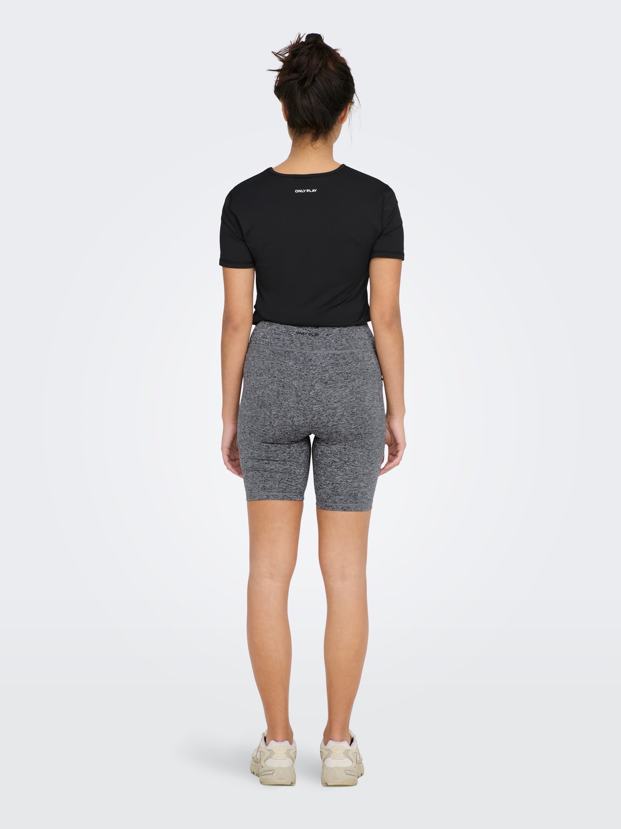 ONLY High Waisted Training shorts -Black - 15283881