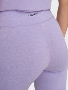 ONLY High Waisted Training shorts -Purple Rose - 15283881