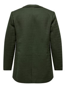 ONLY Regular Fit Innskårede jakkeslag Curve Blazer -Rosin - 15283921