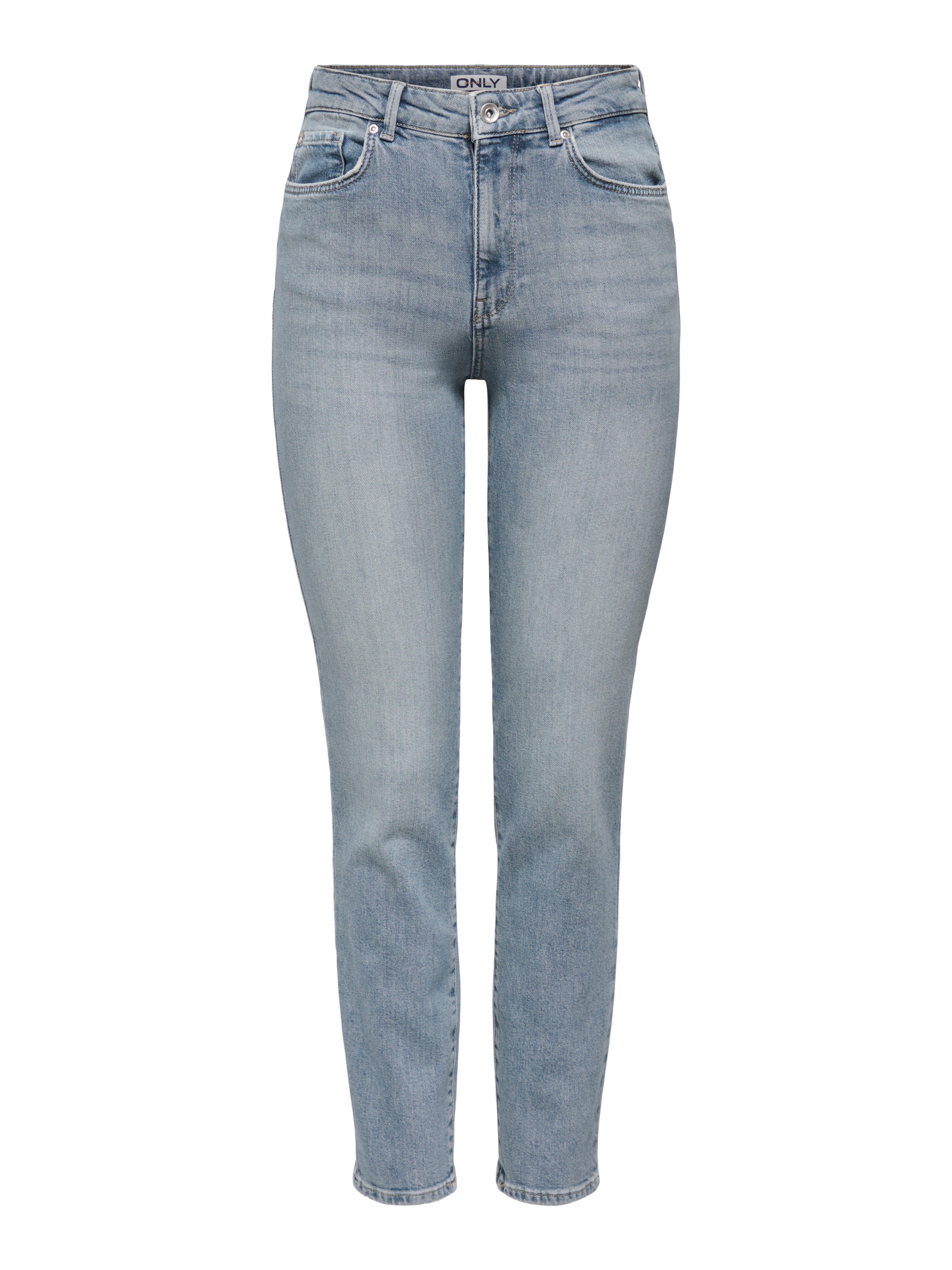 Thumbnail - Onlemily Hohe Taille Gerade Geschnitten Jeans