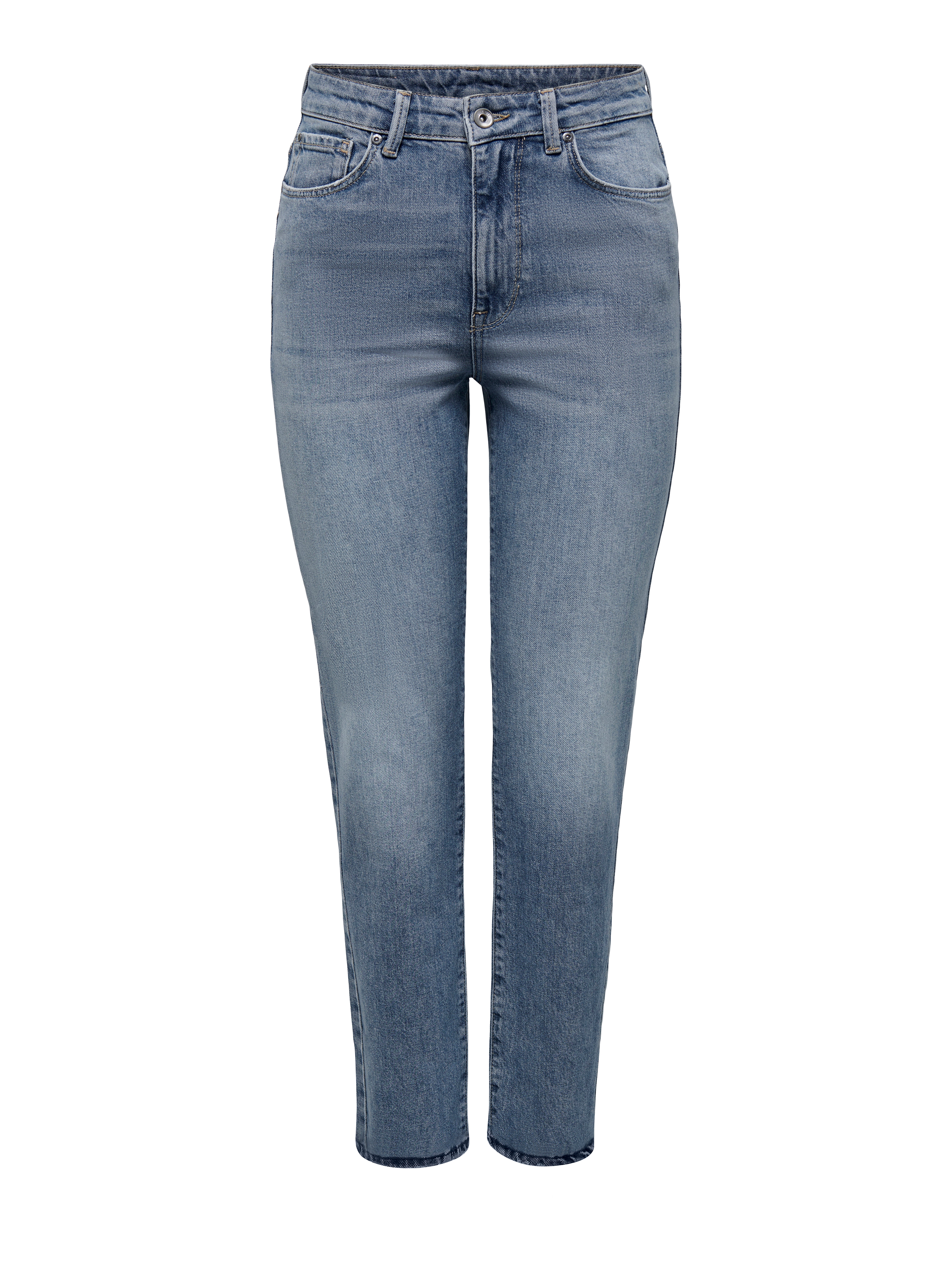 Thumbnail - Onlemily Hohe Taille Gerade Geschnitten Jeans