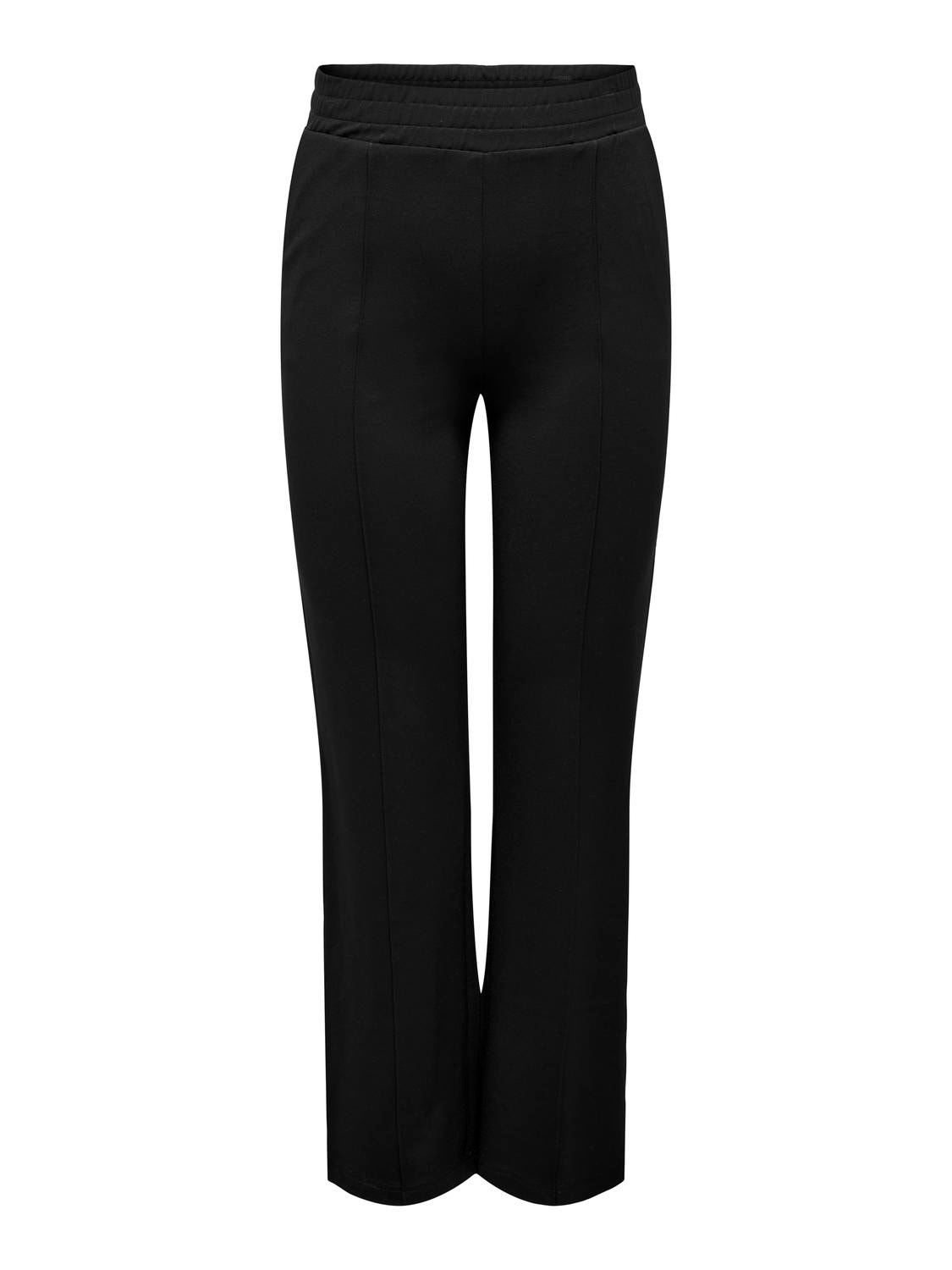 ONLY Curvy viscose trousers -Black - 15284036