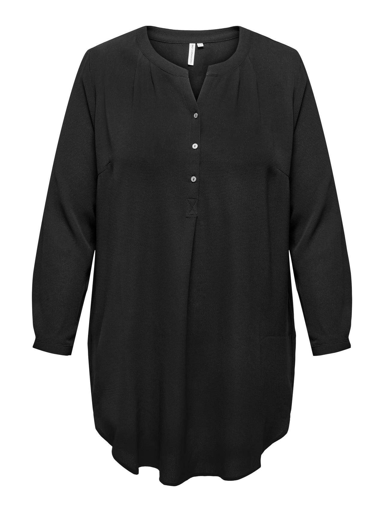ONLY Curvy tunic shirt -Black - 15284064