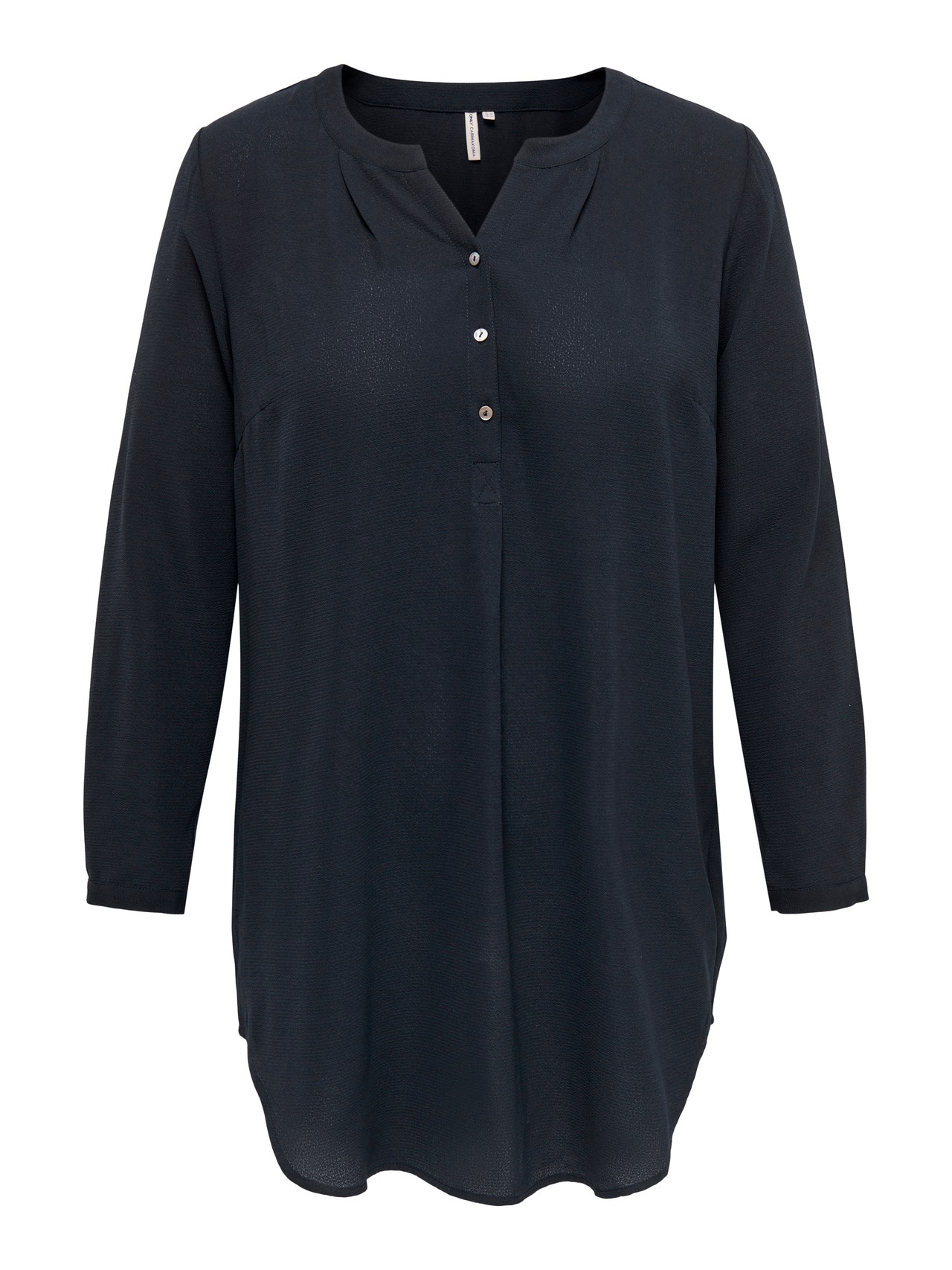 ONLY Regular Fit China Collar Curve Shirt -Night Sky - 15284064