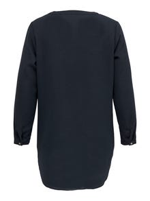 ONLY Regular Fit China Collar Curve Shirt -Night Sky - 15284064