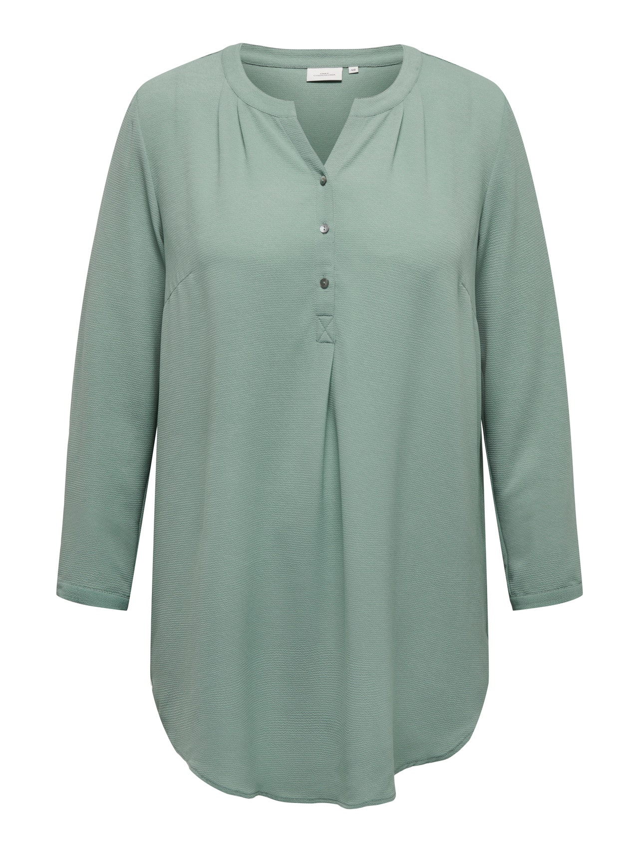 ONLY Chemises Regular Fit Col mao Curve -Chinois Green - 15284064