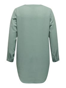 ONLY Curvy tunika skjorte -Chinois Green - 15284064