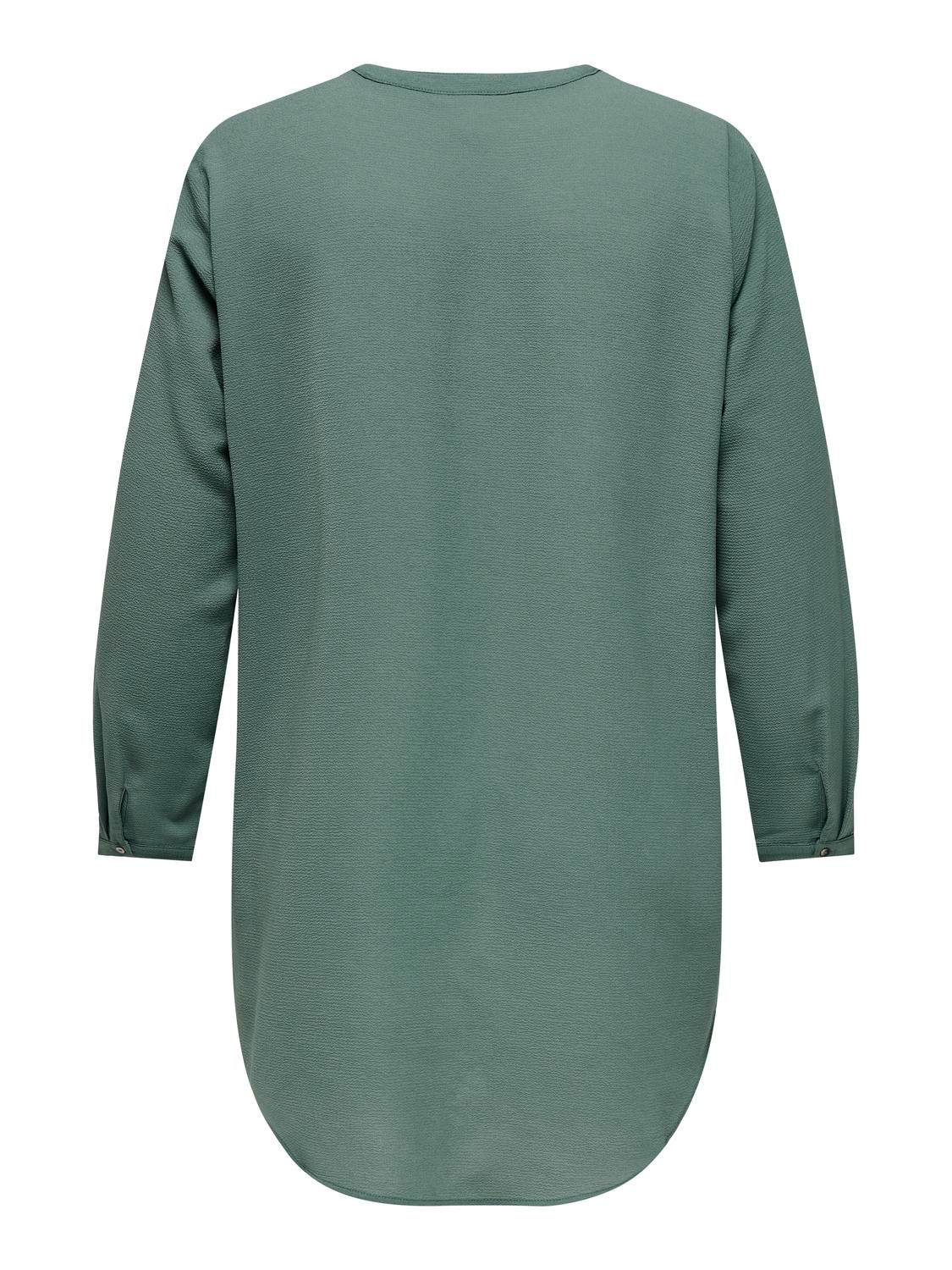 ONLY Curvy tunic shirt -Balsam Green - 15284064