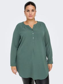ONLY Curvy tunika skjorte -Balsam Green - 15284064