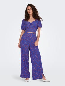 ONLY Pantalons Loose Fit -Dazzling Blue - 15284248