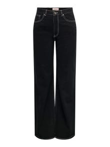 ONLY Pantalons Wide Leg Fit -Black - 15284290