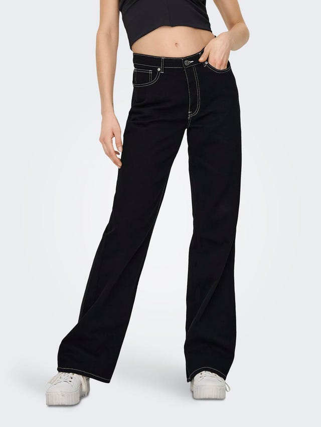 ONLY ONLJUICY-DARSY HW WIDE CONTRAST PANT  - 15284290