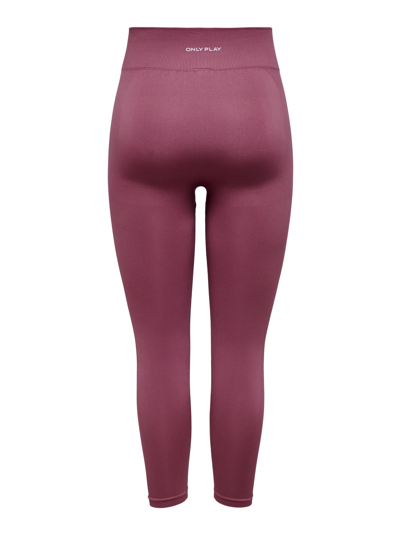 ONLY Highwaisted circular knit Training Tights -Crushed Berry - 15284448