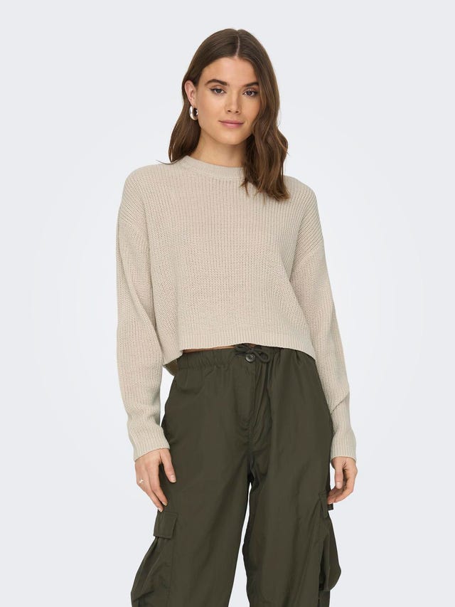 ONLY Cropped knitted pullover - 15284453
