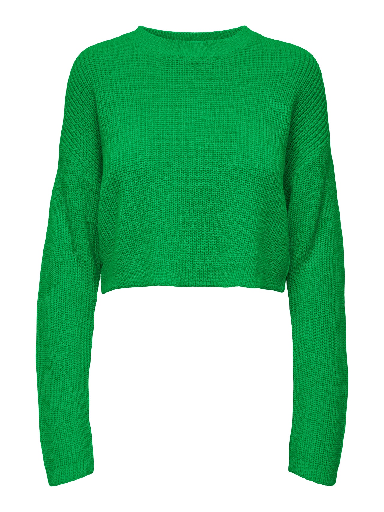 ONLY Pull-overs Regular Fit Col rond Épaules tombantes -Green Bee - 15284453