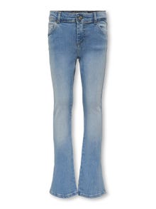 ONLY Jeans Flared Fit Spacchetti laterali -Light Blue Denim - 15284463