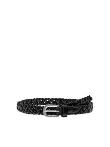 ONLY Braided leather belt -Black - 15284474