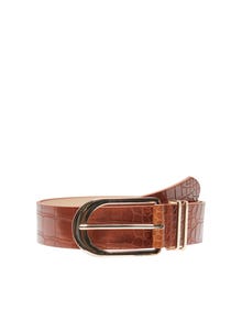 ONLY Faux leather belt  -Honey Ginger - 15284491