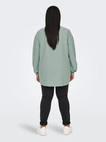 ONLY Curvy v-neck shirt -Lily Pad - 15284502