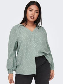 ONLY Chemises Regular Fit Col boutonné -Lily Pad - 15284502