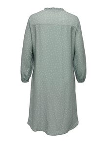 ONLY Regular Fit V-hals Kort kjole -Lily Pad - 15284506
