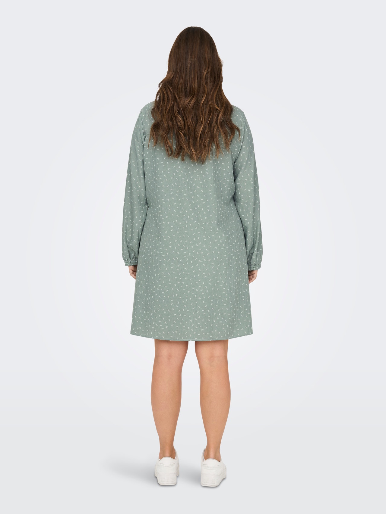 ONLY Normal geschnitten V-Ausschnitt Kurzes Kleid -Lily Pad - 15284506