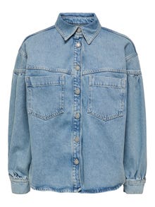 ONLY ONLANNI Jeansjacke -Light Blue Denim - 15284611