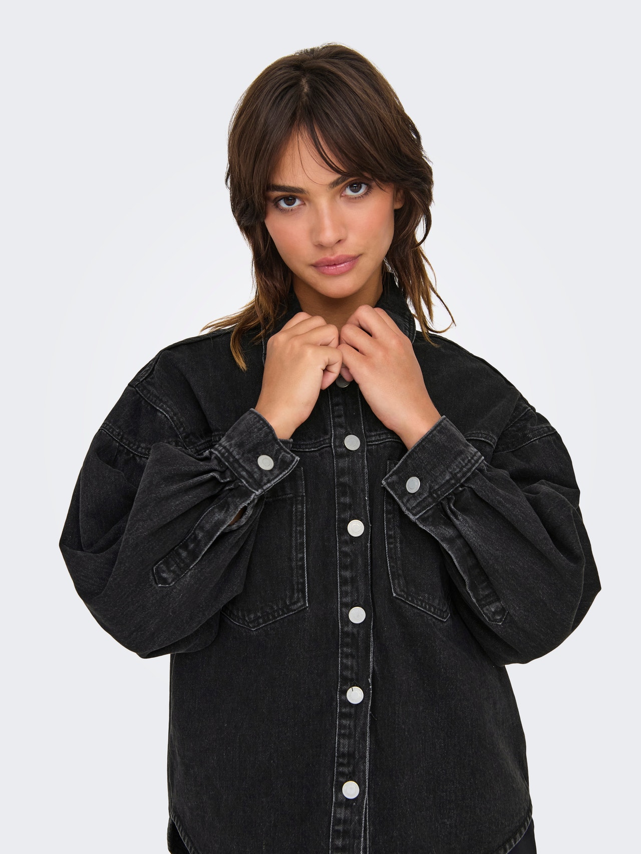ONLY ONLANNI Denimjakke -Black - 15284611