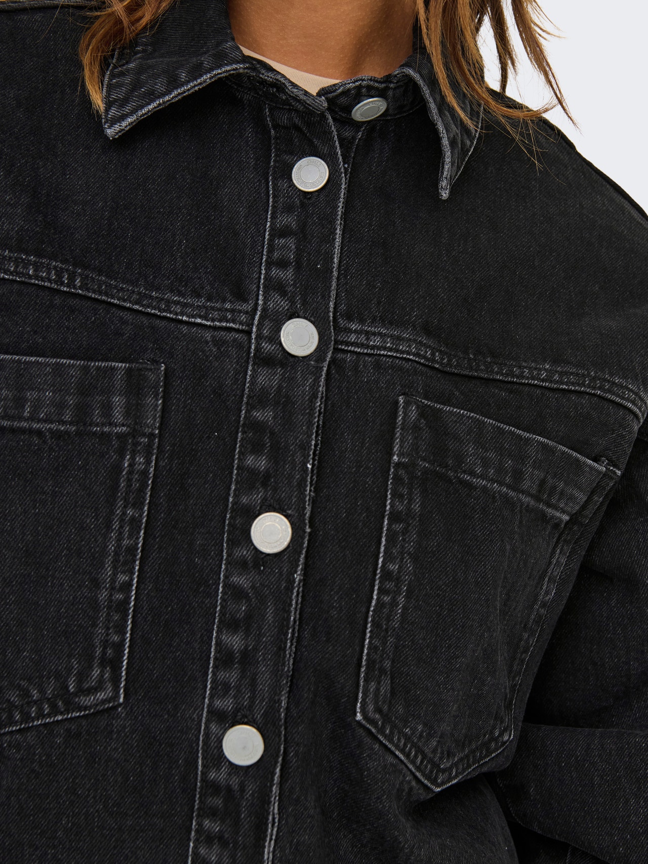 ONLY ONLANNI Veste en jean -Black - 15284611