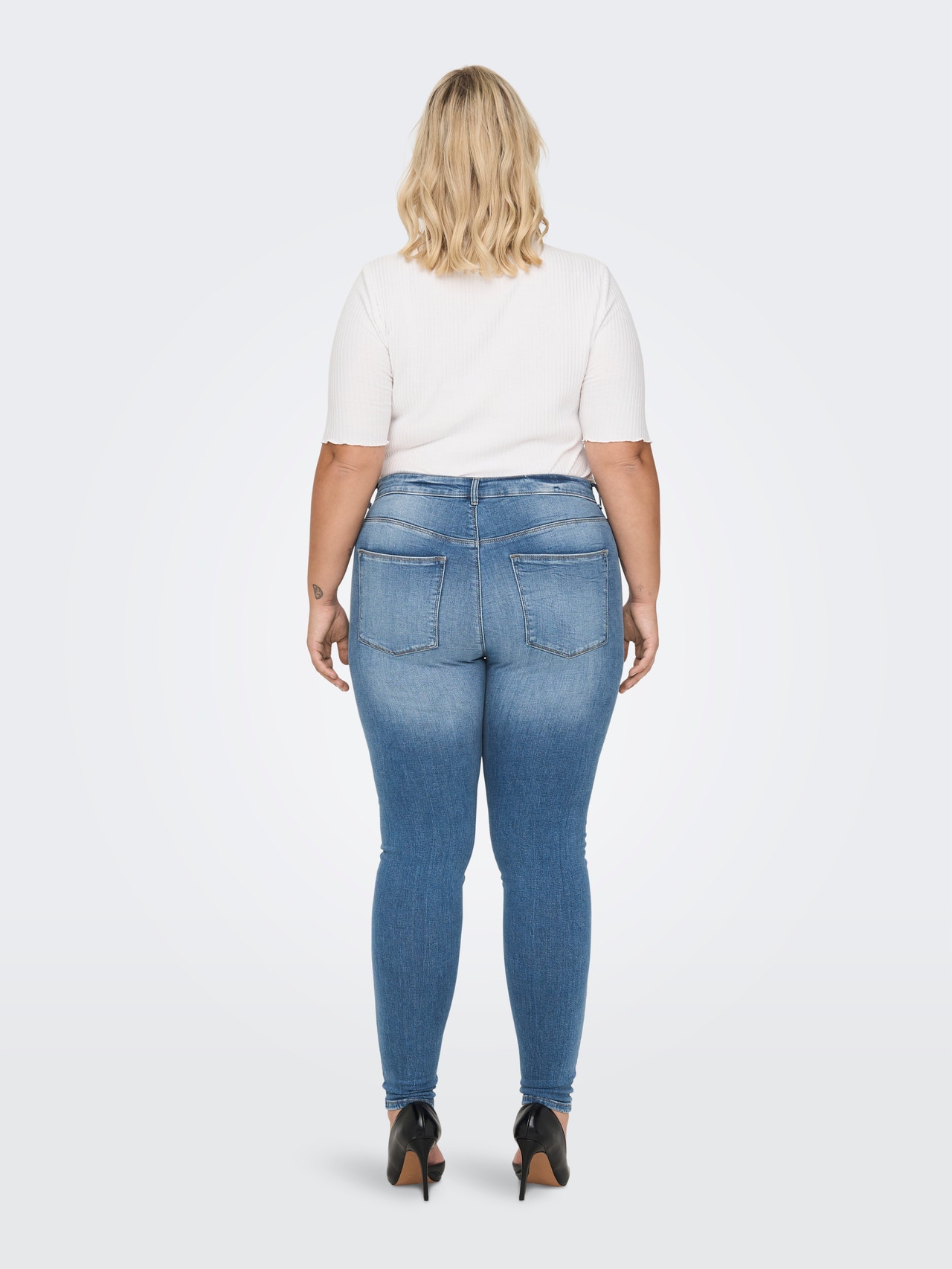 Women's jeggings treggings skinny fit pants IZA (16438 / S106) - Agrafka