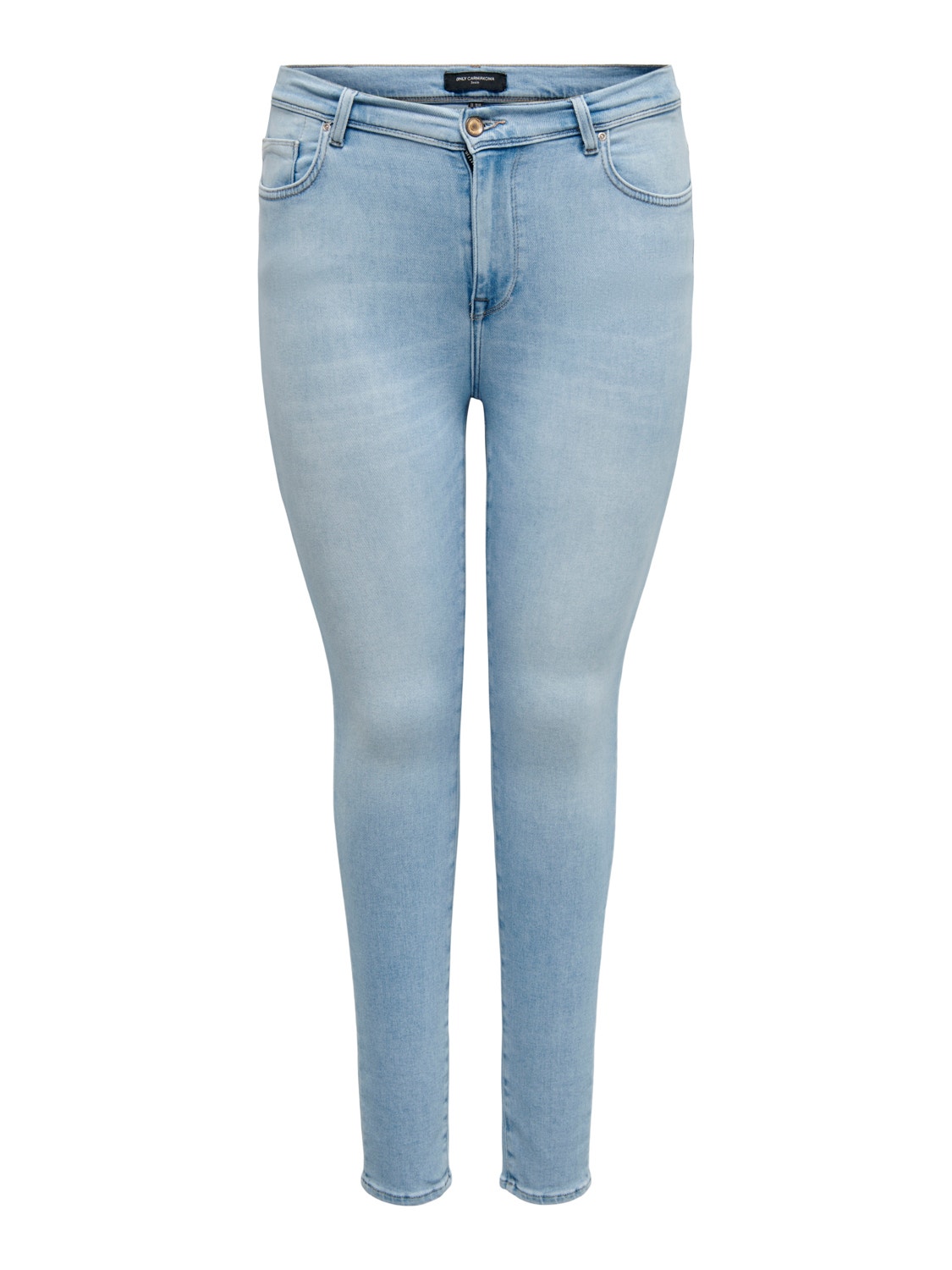 ONLY Jeans Skinny Fit Taille haute -Light Blue Denim - 15284640