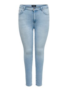 ONLY Skinny fit High waist Jeans -Light Blue Denim - 15284640