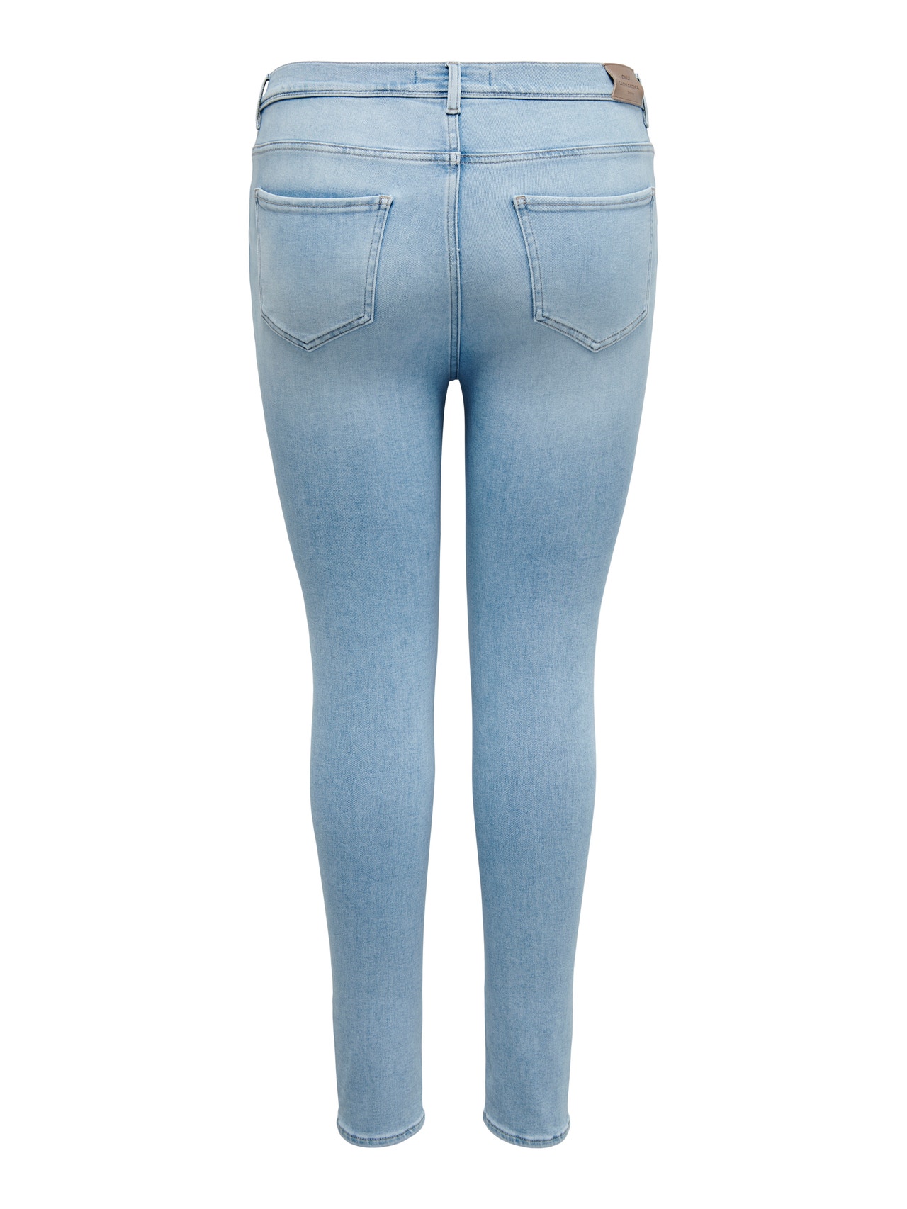 ONLY Jeans Skinny Fit Taille haute -Light Blue Denim - 15284640