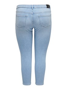 ONLY Skinny Fit Mittlere Taille Jeans -Light Blue Denim - 15284647