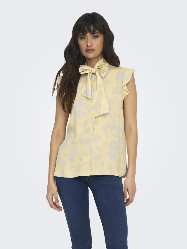 ONLY Short Sleeved Shirt with Bow - 15284660