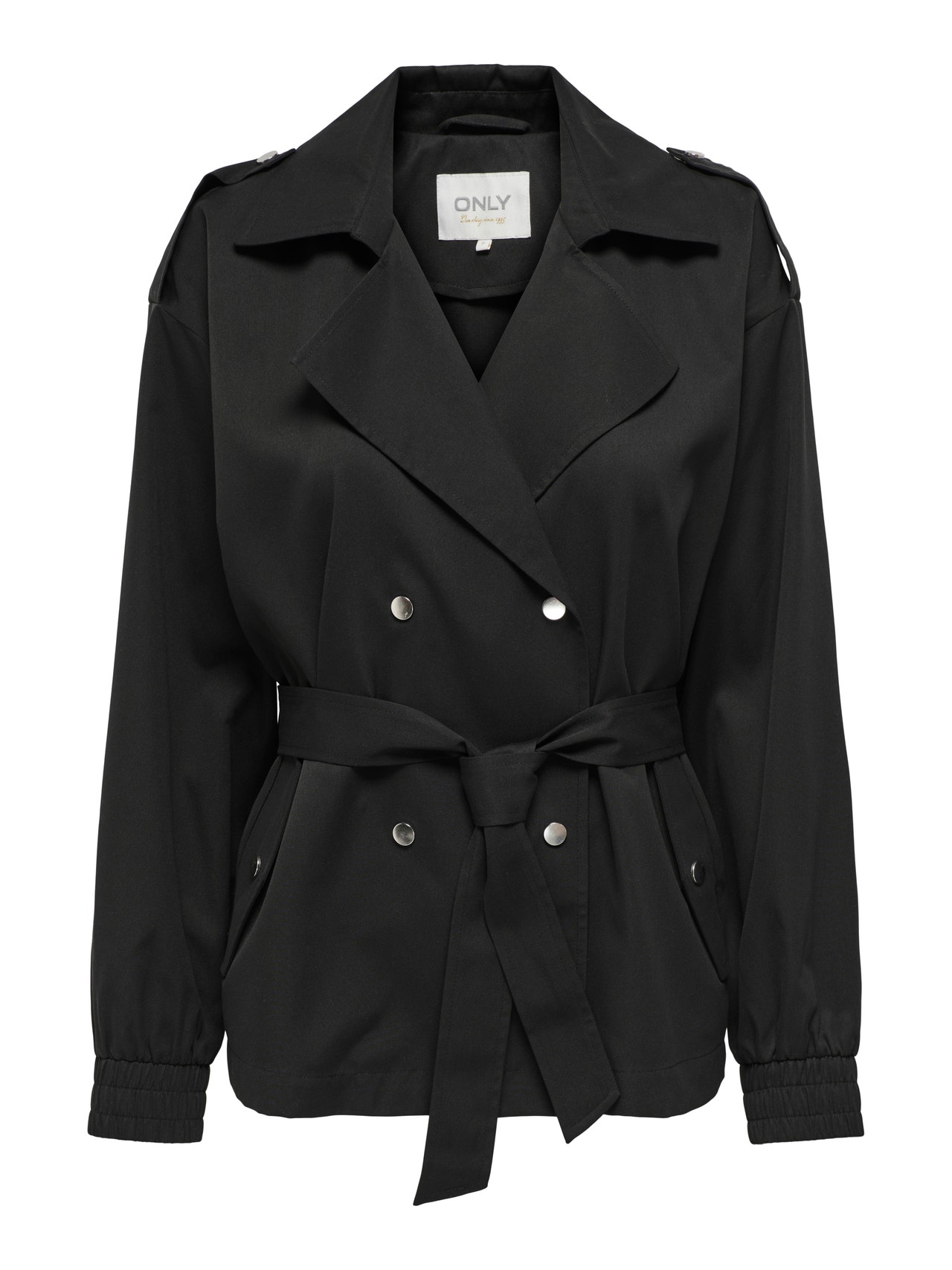 ONLY Short trench coat -Black - 15284696