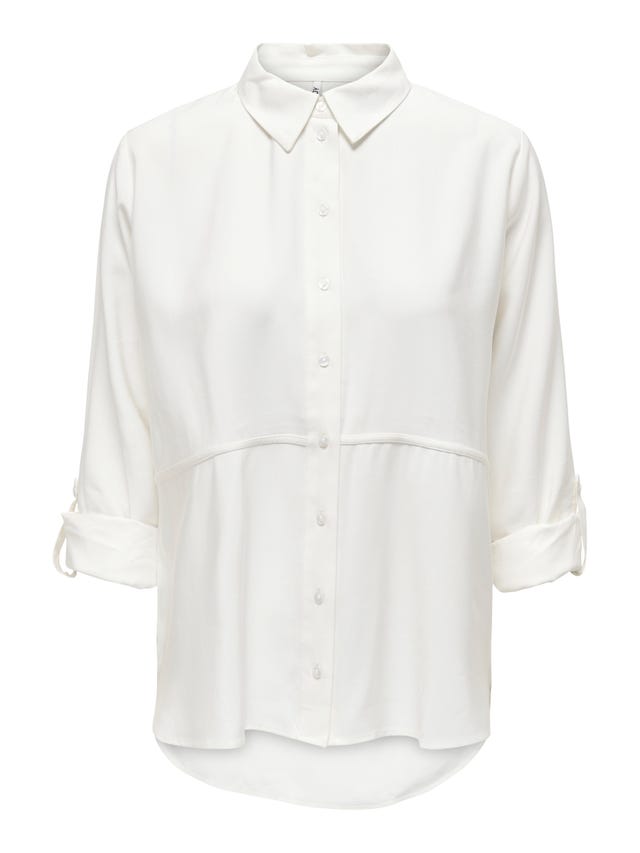 ONLY Regular fit Overhemd kraag Mouwuiteinden met omslag Volumineuze mouwen Overhemd - 15284703